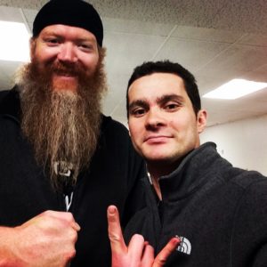 Eric Moss with the amazing Chris Rider